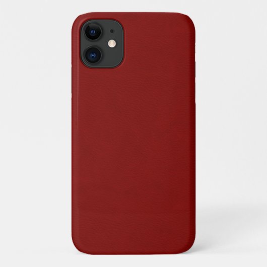 Faux Red Leather Case-Mate iPhone Case (Achterkant)