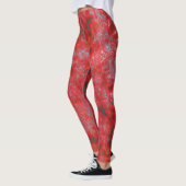 Faux Red Marble Leggings (Links)