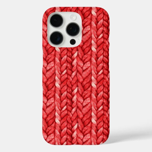 Faux Red Sweater Case-Mate iPhone Case (Achterkant)