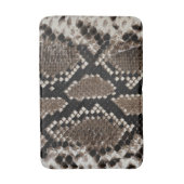 Faux Reticulate Python Bathroom Mat (Voorkant Verticaal)