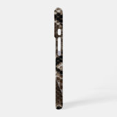 Faux Reticulated Python Snake Skin iPhone 16 Hoesje (Linkerkant)