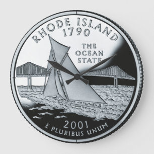 Faux Rhode Island State Quarter Clock Grote Klok