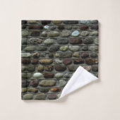 Faux Rock Mosaic Pattern Bad Handdoek (Wasdoekje)