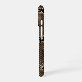 Faux Rock Python Snake Skin iPhone 16 Hoesje (Linkerkant)