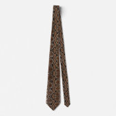 Faux Rock Python Snake Skin Man Stropdas (Voorkant)