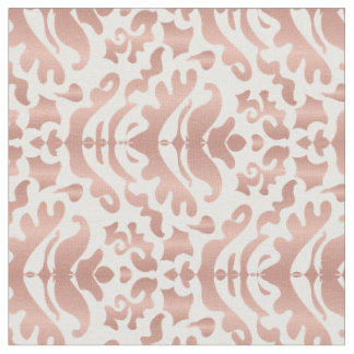 Faux Roos Gold Damask Patroon Stof