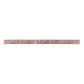Faux Roos Gold Glitter Texture Kijk-achtig design Lint (Voorkant)