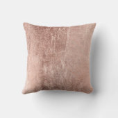 Faux Roos Gold Mr en Mrs Monogram Wedding Kussen (Achterkant)