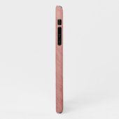 Faux Roos Gold Nugget Folie Fancy script voornaam iPhone Hoesje (Linkerkant)