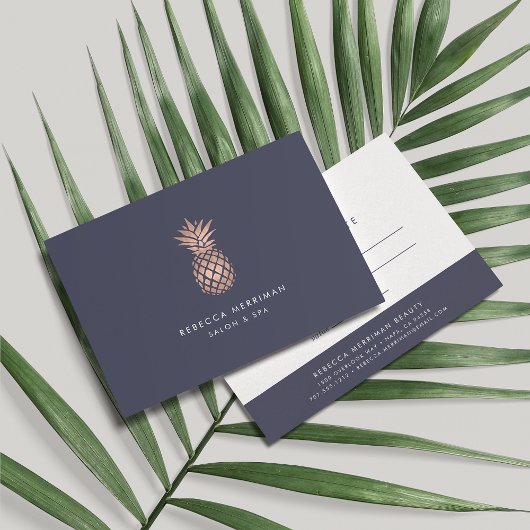 Faux Roos Gold Pineapple Cadeaubon