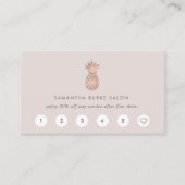 Faux Roos Gold Pineapple Loyalty-Kaarten Klantenkaartje (Voorkant)