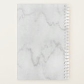 Faux Roos Gold Script op Marmer | weddingplanner Planner (Achterkant)