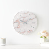 faux roos goudmarmer grote klok (Huis)