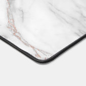 Faux Rose Gold Foil Marbre Blush Pink MONOGRAS (Coin)