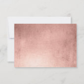 Faux Rose Gold Foil RSVP (Dos)