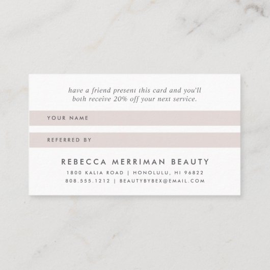 Faux Rose Gold Pineapple Carte de référence (Dos)