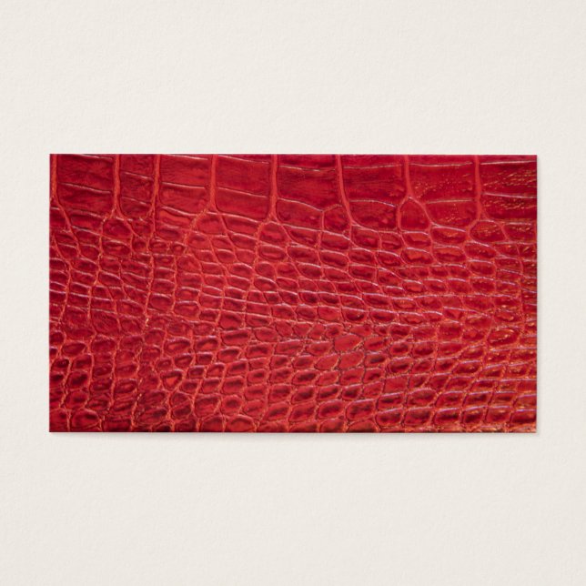 Faux rouge alligator cuir (Devant)