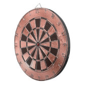 Faux roze Glitter en folie Dartbord (Voorkant Rechts)