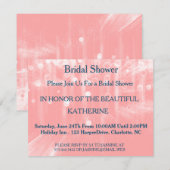 Faux roze glittering Fab Confetti Sparkles Stippen Kaart (Voorkant / Achterkant)