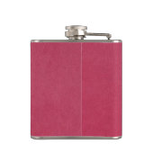 Faux roze leder heupfles (Achterkant)