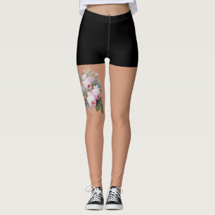 Faux rozen Tattoo Leggings