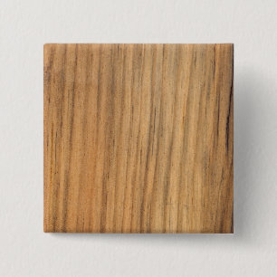 Faux Rustic Barn Wood Vierkante Button 5,1 Cm