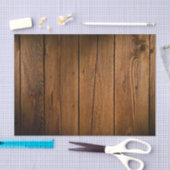 Faux Rustic Wood-ontkoppeling Tissuepapier (Craft)