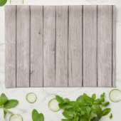 Faux rustiek hout bruin theedoek (Gevouwen)
