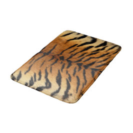 Faux Siberian Tiger Skin Bathroom Mat