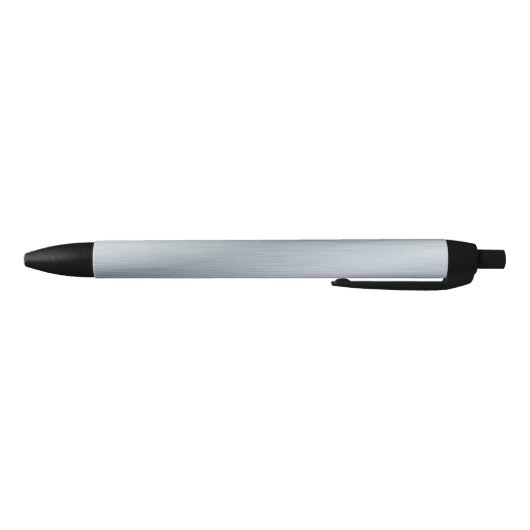Faux Silver Achtergrond Zwarte Inkt Pen (Bodem)