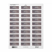 Faux Silver glitter-afbeelding Etiket (Full Sheet)