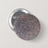 Faux Silver glitter-afbeelding Ronde Button 5,7 Cm (Voorkant /achterkant)