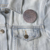 Faux Silver glitter-afbeelding Ronde Button 5,7 Cm (In situ)