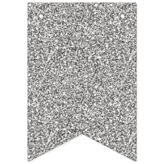 Faux Silver Glitters. Vlaggetjes (Eerste vlag)