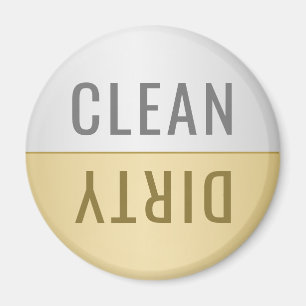 Faux Silver Gold Magneet