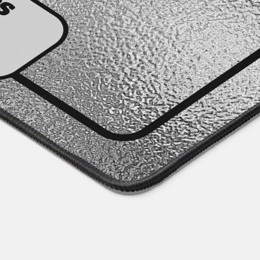 Faux Silver Grey Metallic pour lui (Coin)