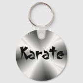 Faux Silver Karate Sleutelhanger (Voorkant)