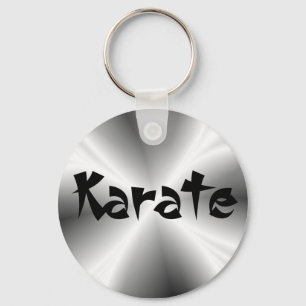 Faux Silver Karate Sleutelhanger