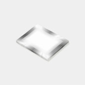 Faux Silver Metallic Post-it® notes (Schuin)