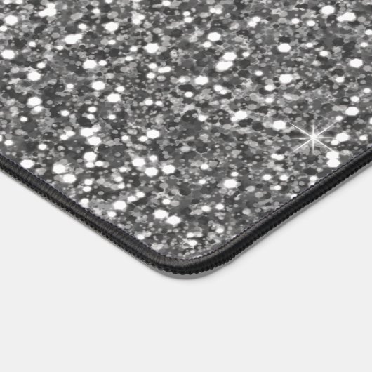 Faux Silver Parties scintillant Texture Look & Cus (Coin)