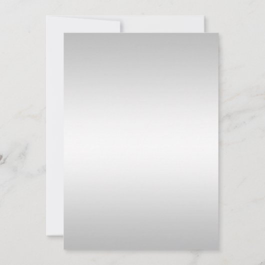 Faux Silver Sequins Bow repetitie diner Kaart (Achterkant)