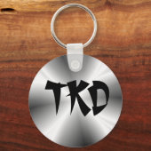 Faux Silver TKD Sleutelhanger (Voorkant)
