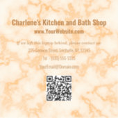 Faux Sinaasappel Marmer Sticker (Voorkant)