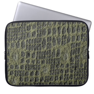 Faux Snake Skin Laptop Sleeve