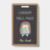 Faux tableau de lettres Badge de Bibliothèque de H (Avant)