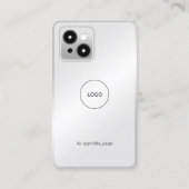 Faux téléphone semble Carte de visite (Dos)