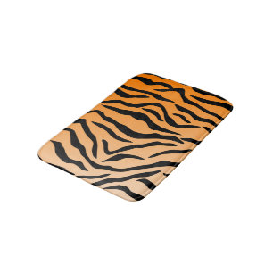 Faux Tiger Print Badmat