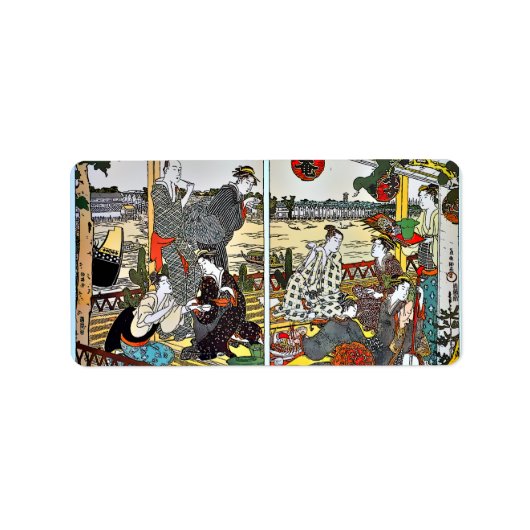 Faux timbre, en-tête, mais véritable estampe, etiket (Voorkant)