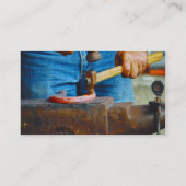 Faux Tooled Leather Western style IV Biz Cartes (Dos)