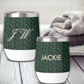 Faux Tricot Pullover Nom personnalisé & Monogramme